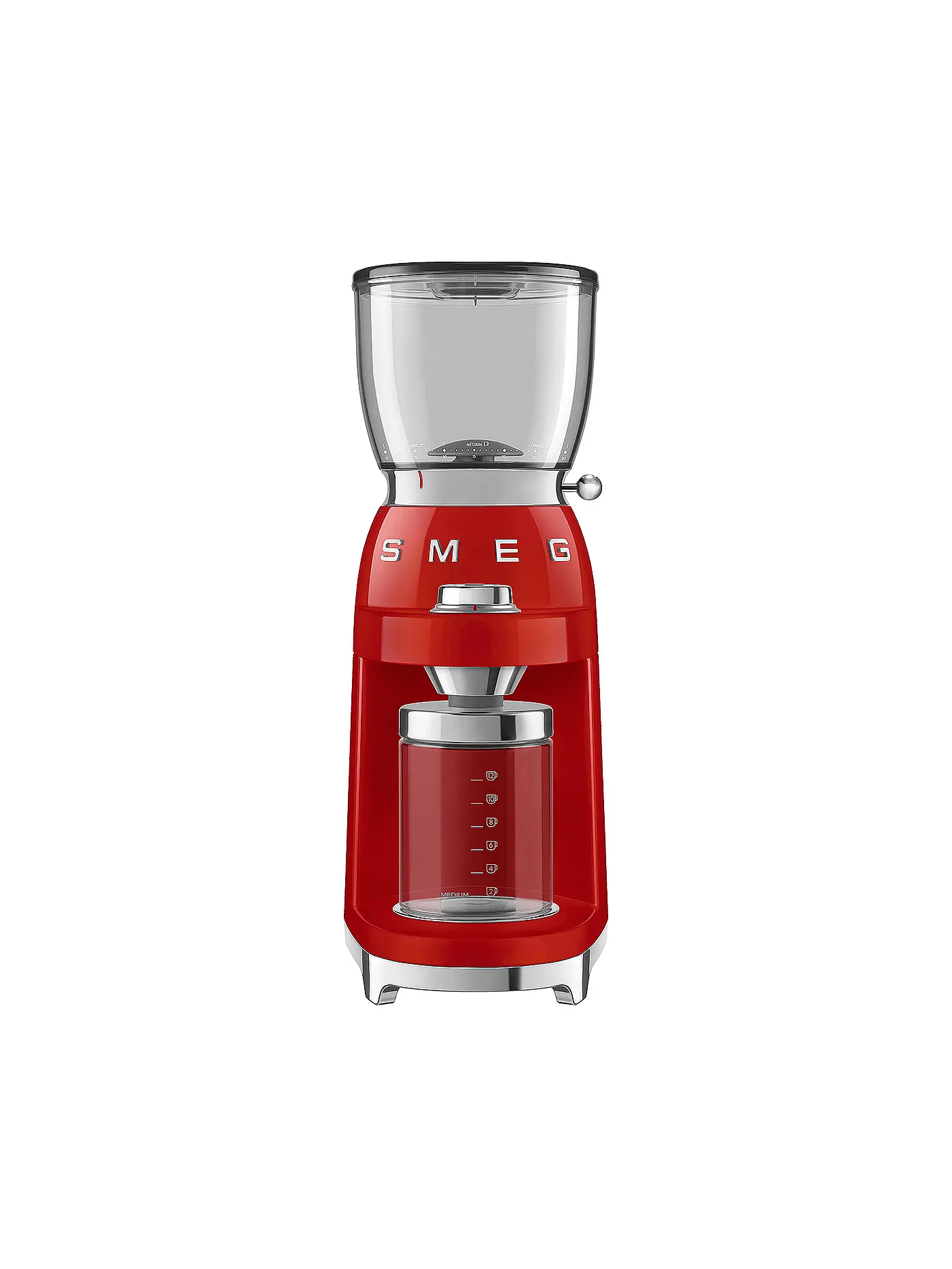 SMEG | Kaffeemühle 50s Retro Style Rot CGF01RDEU | 